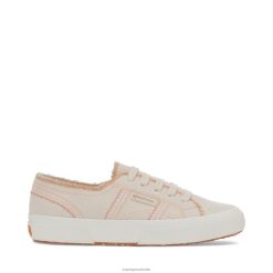 Superga 2750 6JR0T20 Beige Raw-Orange Apricot | Superga 2750 Organic Stitching
