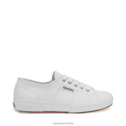 Superga 2750 6JR0T45 White | Superga 2750 Tumbled Leather