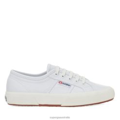 Superga 2750 6JR0T515 White-White | Superga 2750 Vegan Leather Avorio