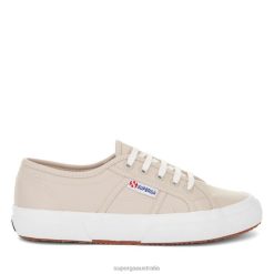 Superga 2750 6JR0T539 Beige-White | Superga 2750 Vegan Leather Avorio