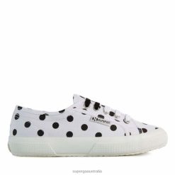 Superga 2750 6JR0T540 White-Black Dots | Superga 2750 Polkadots