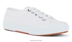 Superga 2750 6JR0T547 White-Platinum | Superga 2750 Cotu Big Eyelets