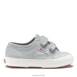 Superga 2750 6JR0T604 Grey Lilla | Superga 2750 Jstrap Classic Kids -F Avorio