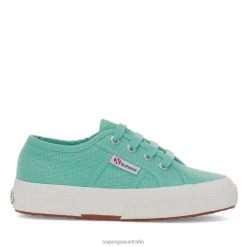 Superga 2750 6JR0T618 Green Water | Superga 2750 Jcot Classic Kids -F Avorio