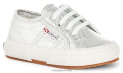 Superga 2750 6JR0T631 Silver | Superga 2750 Cotmetu Kids