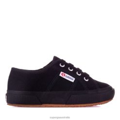 Superga 2750 6JR0T648 Full Black | Superga 2750 Jcot Classic Kids