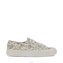 Superga 2750 6JR0T744 White | Superga 2750 Floral Print Sneakers