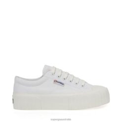 Superga Australia 6JR0T175 White White | Superga 2631 Stripe Platform