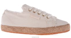 Superga Australia 6JR0T197 Beige Gesso | Superga 2790 Fringed Cotton Rope