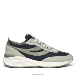 Superga Australia 6JR0T307 Grey-Green Safari-Blue | Superga 4089 Training 9Ts Slim Agate G