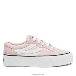 Superga Australia 6JR0T442 Pink Ish-White | Superga 3041 Revolley Colourblock Platform