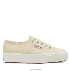 Superga Australia 6JR0T445 Beige Lt Eggshell | Superga 2730 Mid Platform -F Avorio