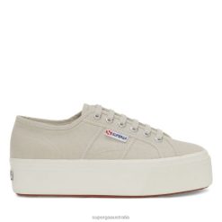 Superga Australia 6JR0T473 Grey Sand | Superga 2790 Linea Up Down -F Avorio