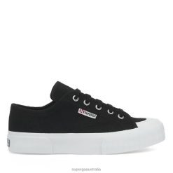 Superga Australia 6JR0T553 Black-Fwhite | Superga 2630 Cotu