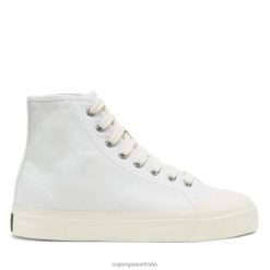 Superga Australia 6JR0T575 White White | Superga 3192 Campionato Basket Avorio