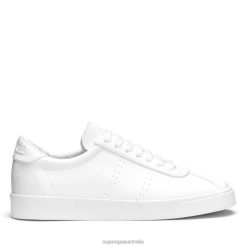 Superga Australia 6JR0T589 White | Superga 2843 Club S Corn Based Leather