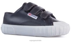Superga Australia 6JR0T687 Black | Superga 2980 Synthetic Leather