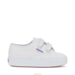 Superga Australia 6JR0T783 White | Superga 2730 Kids Straps Sneakers