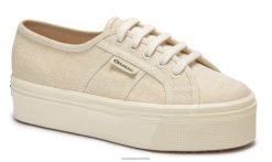 Superga Shoes 6JR0T188 Natural Beige | Superga 2790-Organiccottonhempw