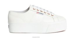 Superga Shoes 6JR0T190 Optical White-Rose Gold | Superga 2790 Nappa