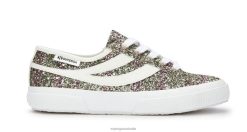 Superga Shoes 6JR0T283 Platinum-White | Superga 2953-Glitterw